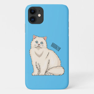Capa Para iPhone 11 Ilustração de desenho animado de gato persa