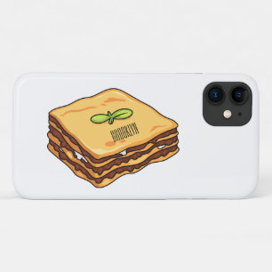 Capa Para iPhone 11 Ilustração de desenho animado de Lasagna