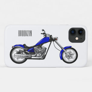 Capa Para iPhone 11 Ilustração de desenho animado de motocicleta Chopp