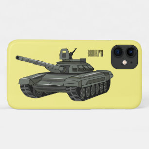 Capa Para iPhone 11 Ilustração de desenho animado do Tanque