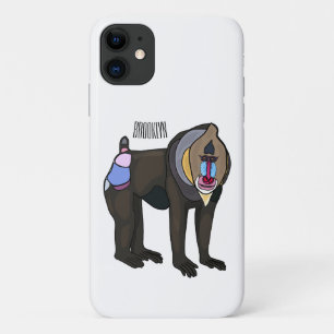 Capa Para iPhone 11 Ilustração de desenho animado Mandrill