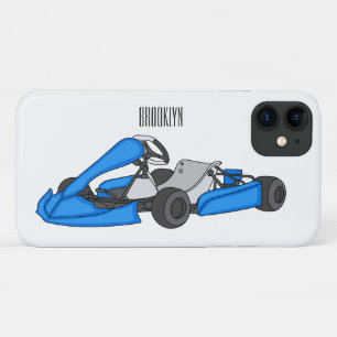 Capa Para iPhone 11 Ilustração de desenho de corrida de Kart