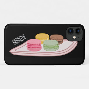 Capa Para iPhone 11 Ilustração de desenho de Macaron