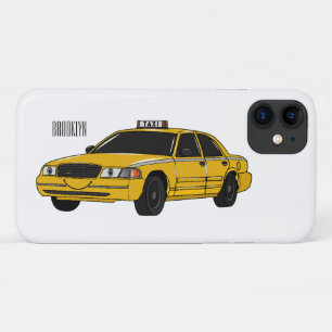 Capa Para iPhone 11 Ilustração de desenho de táxi