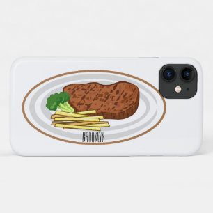 Capa Para iPhone 11 Ilustração de desenho em bife