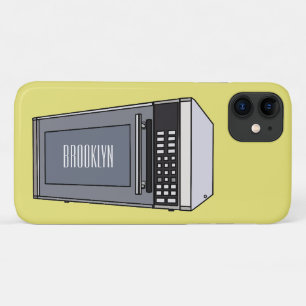 Capa Para iPhone 11 Ilustração de desenho em micro-ondas