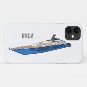 Capa Para iPhone 11 Ilustração de desenho em Yacht