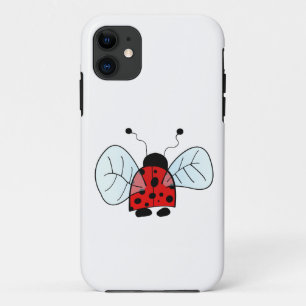 Capa Para iPhone 11 Ilustração de Joaninha Fofa