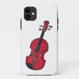 Capa Para iPhone 11 Ilustração de presente de moda desenhando violino