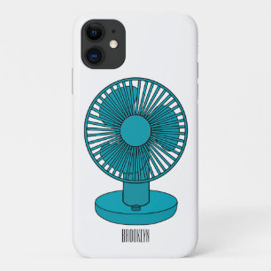 Capa Para iPhone 11 Ilustração do desenho do ventilador