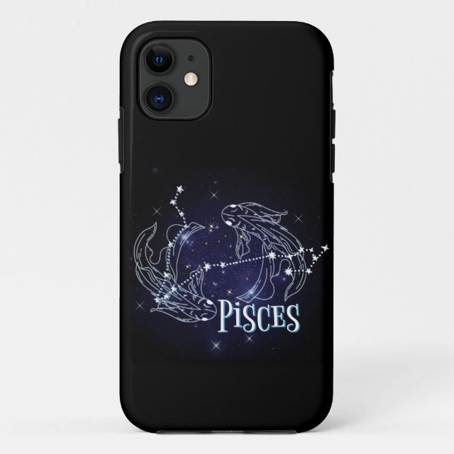 Capa Para iPhone 11 Im A Peixes Zodiac.Trendy Peixes Zodiac Sinal (Verso)
