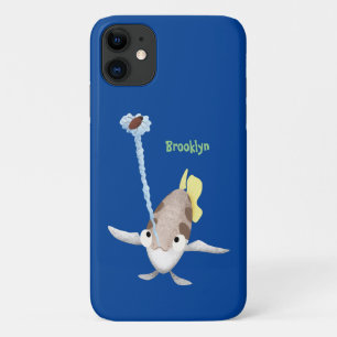 Capa Para iPhone 11 Imagem de desenho animado de Arquerfish em Cute
