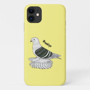 Capa Para iPhone 11 Imagem de desenho animado do pombo-escudo-saxão