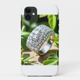 Capa Para iPhone 11 Imagem do anel de diamante