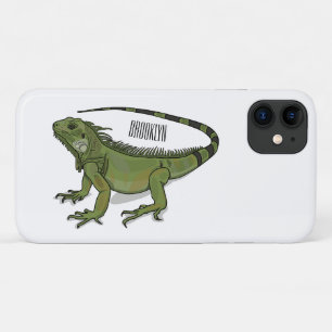 Capa Para iPhone 11 Imagem do desenho de Iguana