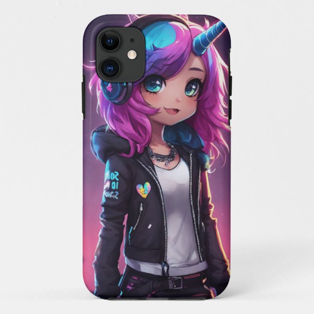 Capa Para iPhone 11 Imagem do Emo Rock: Expressão Artística Expressiva (Verso)