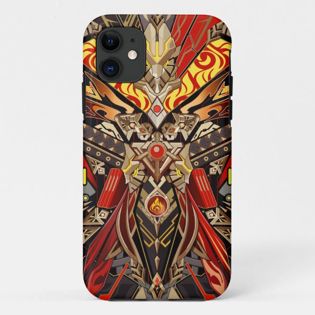 Capa Para iPhone 11 Impacto da Genshin Dehya Mecha (Verso)