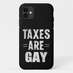 Capa Para iPhone 11 Impostos São Gays