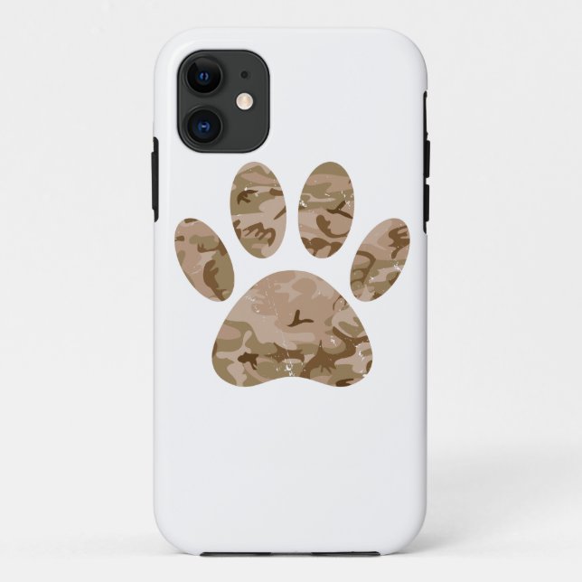 Capa Para iPhone 11 Impressão de Cachorro do Deserto Distinto (Verso)