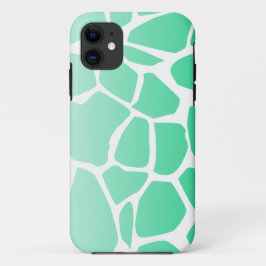 Capa Para iPhone 11 impressão de vaca verde-lacrimogênea