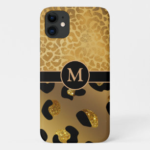 Capa Para iPhone 11 Impressão Dourada e Preta Personalizada