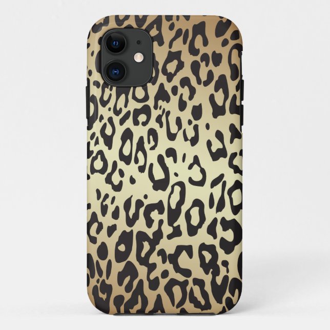 Capa Para iPhone 11 Impressão Leopardo (Verso)