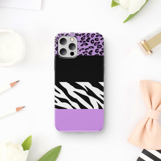 Capa Para iPhone 11 Impressão Leopardo, Impressão Zebra, Impressão Ani (Criador carregado)