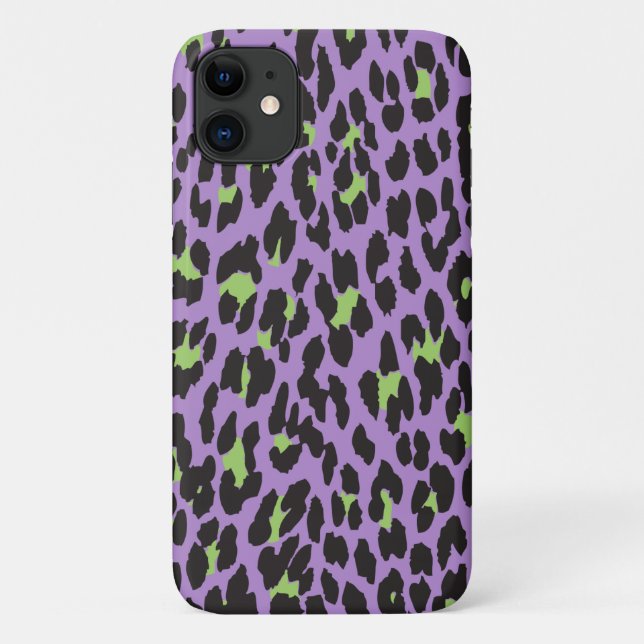 Capa Para iPhone 11 Impressão Leopardo, Manchas Leopardo, Leopardo Rox (Verso)
