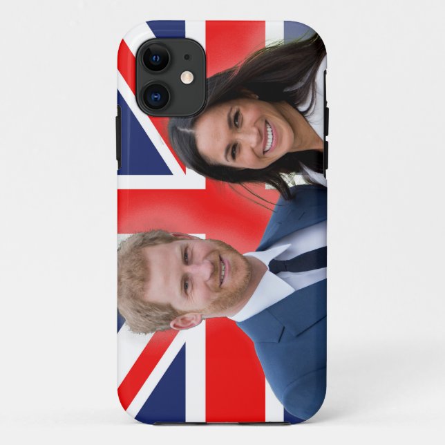 Capa Para iPhone 11 Impressionante! Prince Harry e Meghan Markle (Verso)