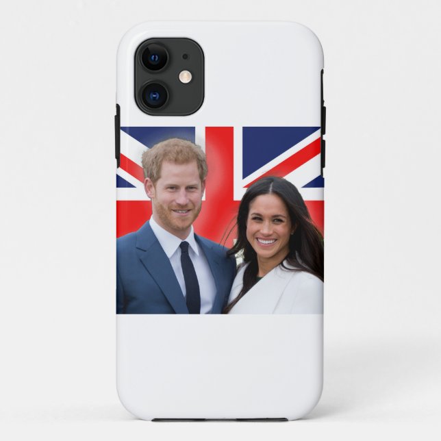 Capa Para iPhone 11 Impressionante! Prince Harry e Meghan Markle (Verso)