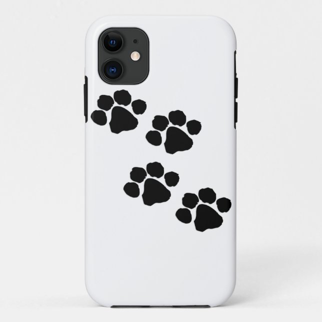 Capa Para iPhone 11 Impressões animais da pata (Verso)