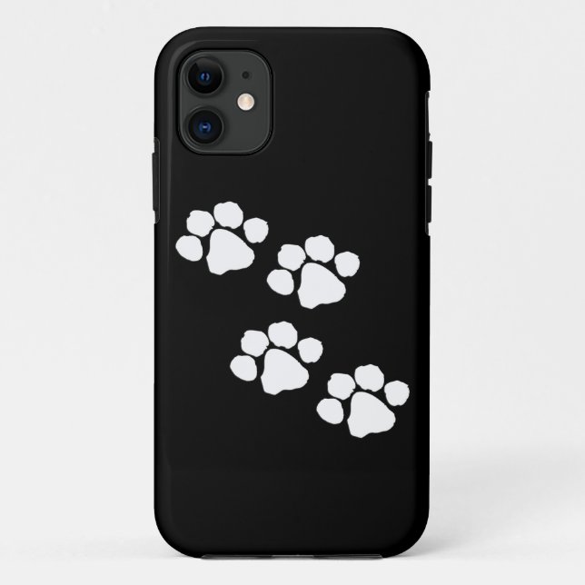 Capa Para iPhone 11 Impressões animais da pata (Verso)