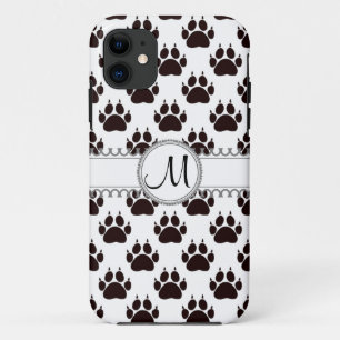 Capa Para iPhone 11 Impressões de pata de gato