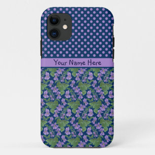 Capa Para iPhone 11 Incidente Personalizado do iPhone 5/5 s, Violetas