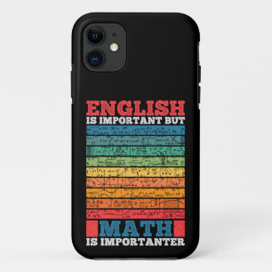 Capa Para iPhone 11 Inglês É Importante, Mas Matemática É Matemática I