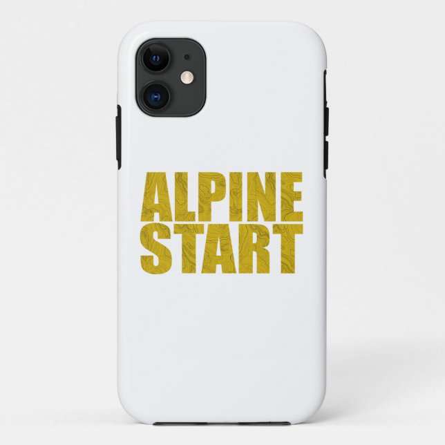 Capa Para iPhone 11 Início alpino (Topo) (Verso)