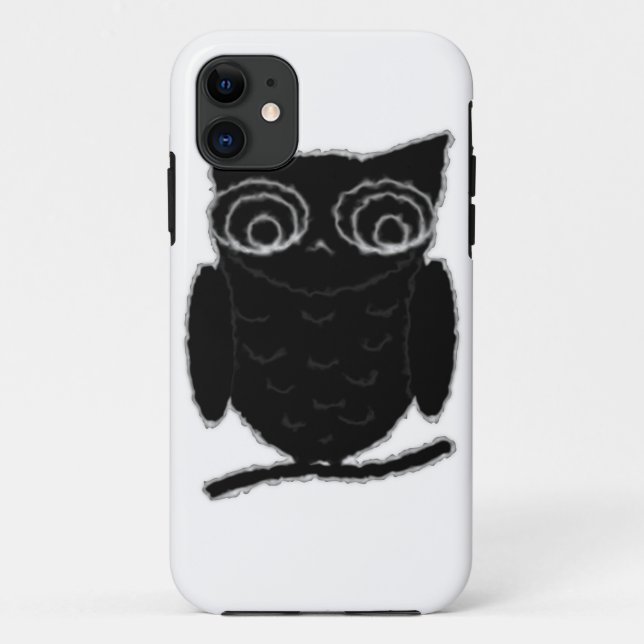 Capa Para iPhone 11 Inkblot Owl (Verso)