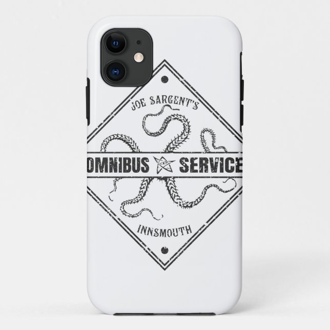 Capa Para iPhone 11 Innsmouth Bus Service Joe Sargent (Verso)