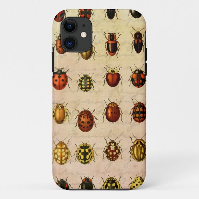 Capa Para iPhone 11 Inseto do Inseto Ladybug Ladybird Beetle (Verso)