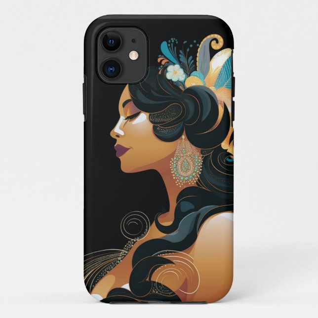 CAPA PARA iPhone 11 INSPIRAÇÃO NATIVA #3 (Verso)