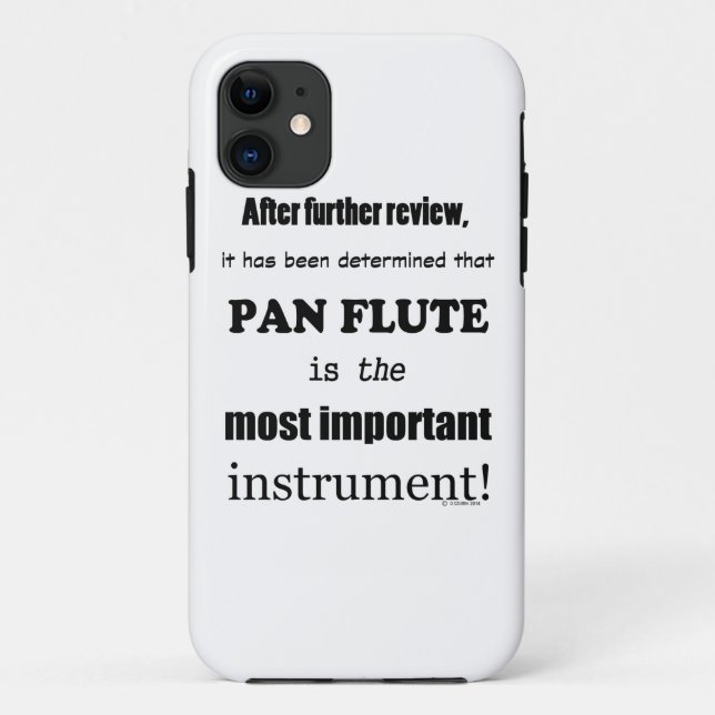 Capa Para iPhone 11 Instrumento Pan Flute Mais Importante (Verso)