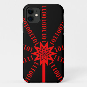 Capa Para iPhone 11 Intermitência de dados de fibra óptica