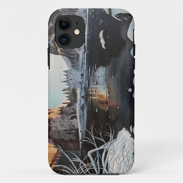 Capa Para iPhone 11 Inverno em Yosemite, por Gary Poling (Verso)