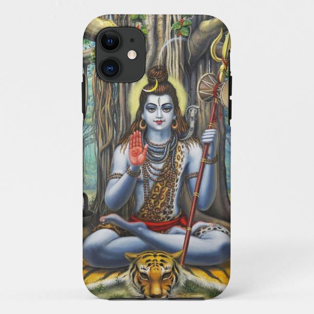 Capa Para iPhone 11 Ioga de Shiva (Verso)