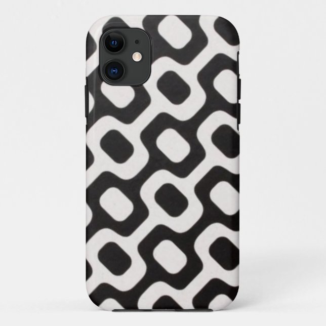 Capa Para iPhone 11 Ipanema sidewalk Rio Brasil (Verso)