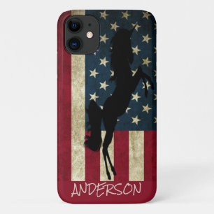 Capa Para iPhone 11 iPh personalizado negro de Unicórnio preto america