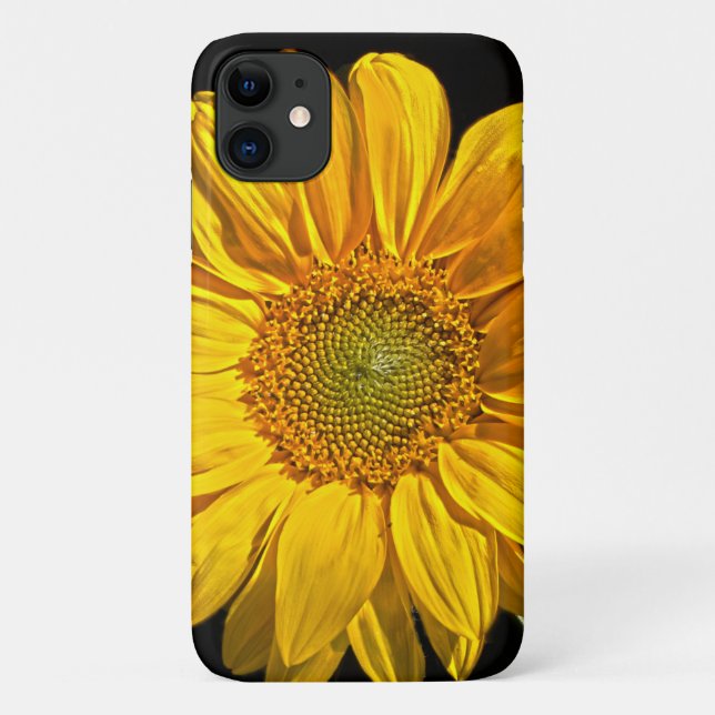 Capa Para iPhone 11 iphcna de girassol (Verso)