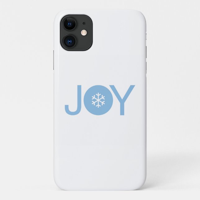Capa Para iPhone 11 iPhone 11 Blue Joy Christmas (Verso)