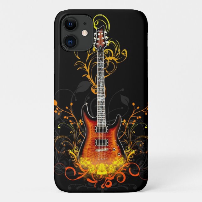Capa Para iPhone 11 iphone 11 Case-Guitar (Verso)