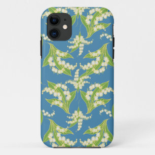 Capa Para iPhone 11 iPhone 5 Case-Mate case Lily of the Valley Blue